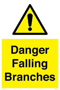 Danger Falling Branches
